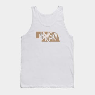 Nebraska Vintage Lettering Tank Top